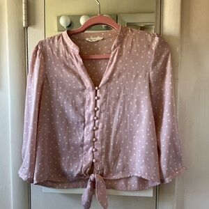 Polka dot blouse size S